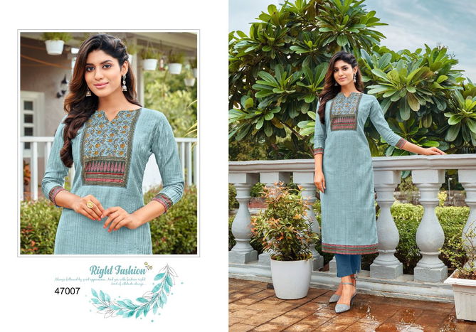 Kapil Trendz Kissmiss Ethnic Wear Wholesale Kurti Collection